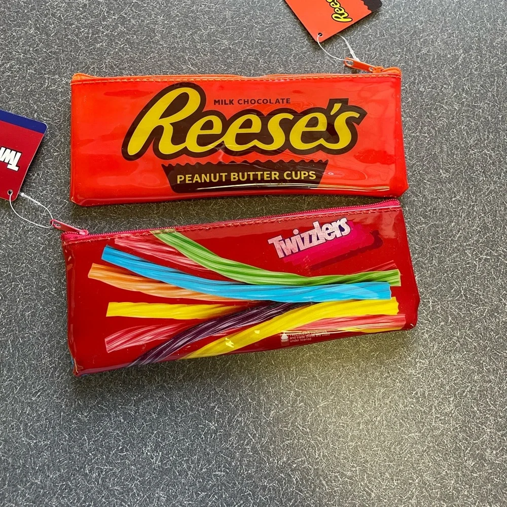 Reese's and Twizzlers Themed Pencil Cases